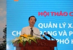 Bộ trưởng Phạm Hồng Hà chỉ đạo hội thảo chỉnh trang và phát triển đô thị TP HCM